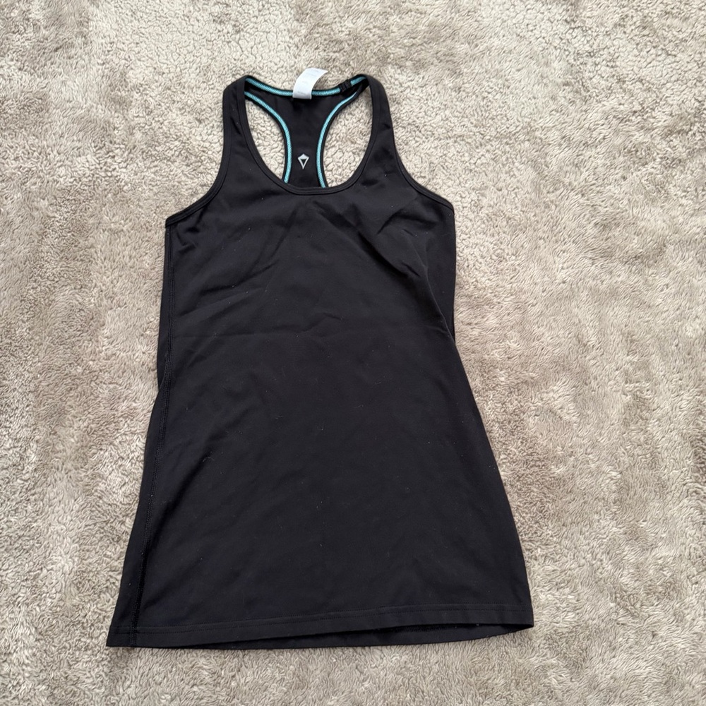 Lululemon Ivivva black cool racerback tank size 12